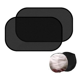 Car Sun Shade Sides, 2 Pieces, Static Cling to Cling, UV Protection, Car Window, Car Shade, Car Shade, Car Shade, Light Shield, Shields Cars, Pets, Children, Driver's Passenger, Rear Seat, Foldable