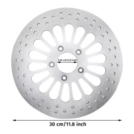 motor_parts2024 11.8inch Front Brake Rotor For Harley Touring Electra Glide Road King 2008