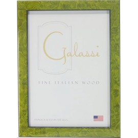 F. G. Galassi Handcrafted Fine Italian Wood Photo Picture Frame, Moss Burl, 5x7, made in USA, Model No. 24257