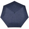 Knirps Slim Duomatic Pocket Umbrella, Domino blue