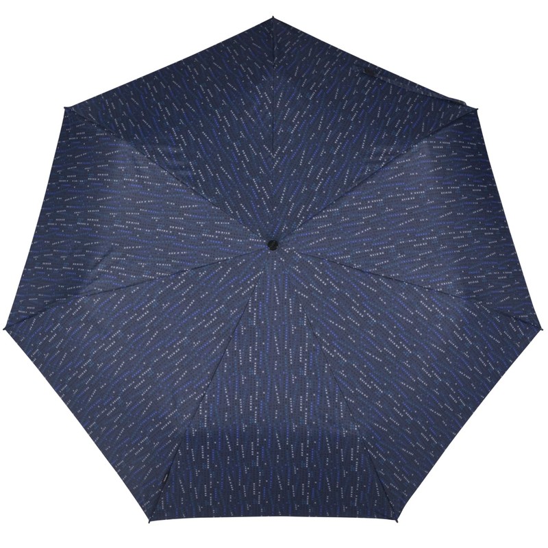 Knirps Slim Duomatic Pocket Umbrella, Domino blue