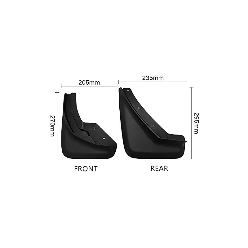 Mud Flaps Kit for 2024 Volvo XC40 2019-2023 Mud Splash