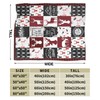 Deer Blanket Soft Warm Buck Deer Fleece Plush Throw Blanket