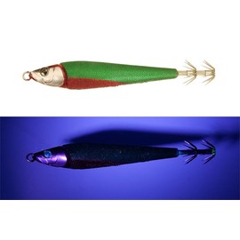 JACKALL Gekidaki Sutte Metal No. 40 Red Head Green/Blue Glow