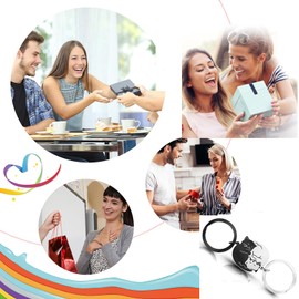 Ouligay Couples Keyrings Cat Keychain Stainless Steel Cat Puzzle Key Ring Matching Couple Keyring Valentines Gifts for Him Her Boyfriend Girlfriend Wife Husband Fiancée Friend