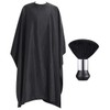 Outanaya 1 Set Professional Hair Cutting Cape with Closure Neck