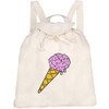 Azeeda 'Ice Cream Cone' Canvas Rucksack/Backpack (RK00008568)