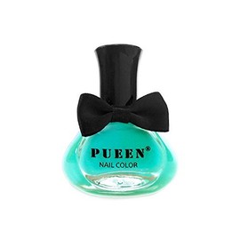 PUEEN Super Intense Nail Polish For Nail Stamping Big 5-FREE Formula Nail Color Lacquer (813 - Mermaid Green)-BH000517