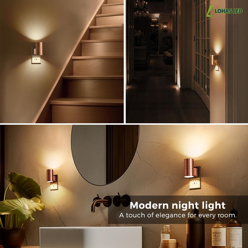 L LOHAS LED Night Light, Automatic Night Lights Plug into