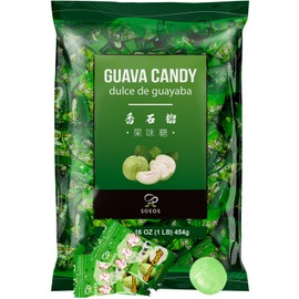 Soeos Guava Candy, Classic Series Chinese Guava Hard Candy, Holiday Candy 16 oz (Pack of 1)