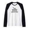 Swimming Search & Rescue Team Outfit Women Men Raglan Baseball
