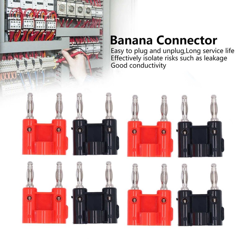 BRDI Dual Banana Plug, High Conductivity Double Banana Socket High