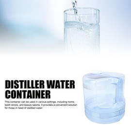 CYTGOUPER 1 Gallon /4L Water Distiller Container, Replacement Distilled Water Bottle Home Teeth Beauty Water Distiller Replacement Bottle for Coun Top Water Distiller Filter