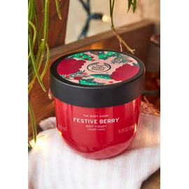 The Body Shop Festive Berry BODY YOGURT 200ml Special Edition 2020 MOISTURISER SWEET, TANGY AND FRUITY SCENT VEGAN