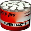 Generisch Pro's Pro Super Tacky Plus Overgrip for Tennis, Badminton, Padel, Squash (White) Pack of 60