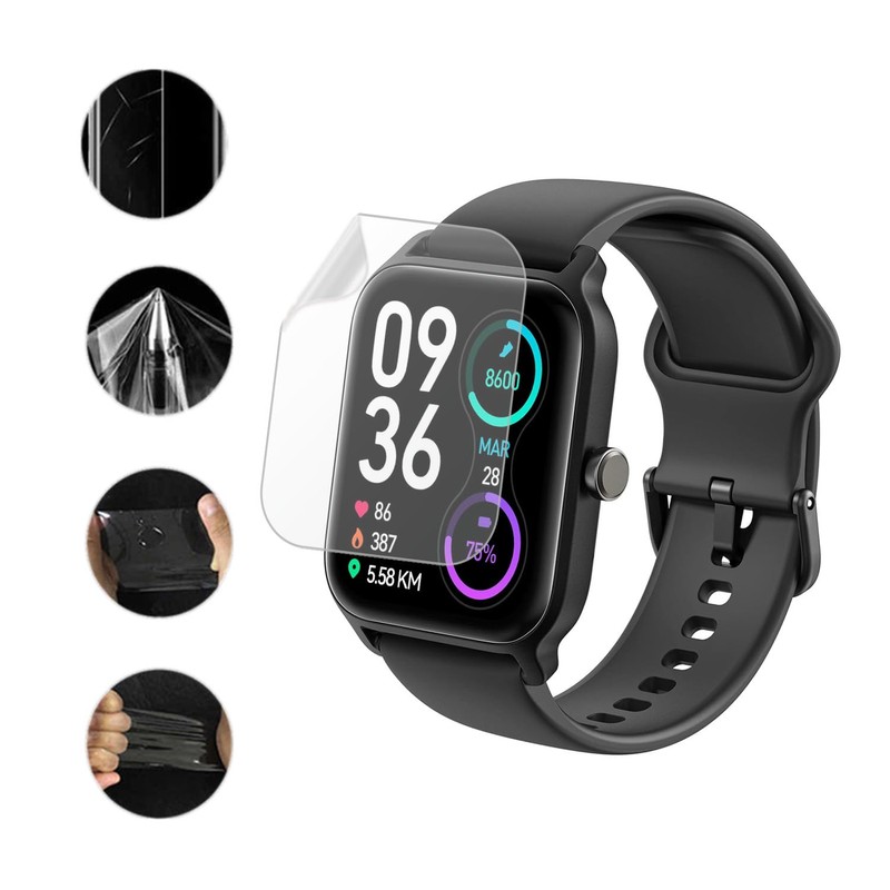 Frgnie IDW13 Smartwatch Protective Film (TPU), Compatible with VRPEFIT/Faweio Smaart