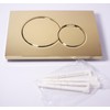 Dual Flush Actuator Plate Compatible with Geberit 115.770.46.6 Wall Mount