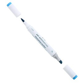 Art Alternatives Illustration Marker, Gulf Blue B14 - Dual Tip Brush + Chisel - Alcohol Marker - Illustration, drawing, manga, coloring