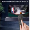 New Remote Control Replacement for Hisense TV (ERF3A90), Fit for