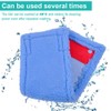 KEEPOW 3 Microfibre Pads Compatible with Professional XL Floor Mops,