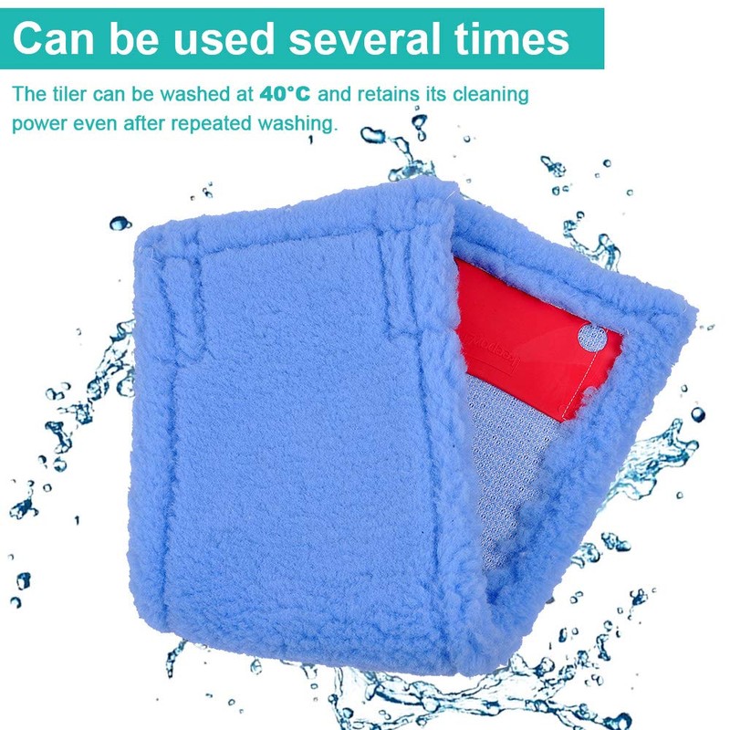 KEEPOW 3 Microfibre Pads Compatible with Professional XL Floor Mops,