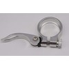 Aluminium bicycle seat clamp complete with quick release saddle clamp