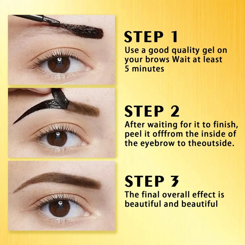 Waterproof And Sweat-resistant Gel De Ceja Cejas Peel-off10g