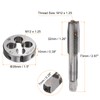 sourcing map 3pcs Metric Hand Tap & Die Set, M12
