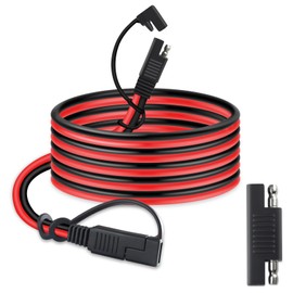 MENTBERY SAE Extension Cable, 10FT 12AWG SAE Battery Connector, SAE Connector for Automotive RV Solar Panel