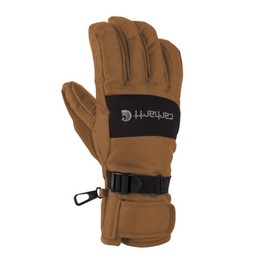 Carhartt Men's W.B. Waterproof Windproof Insulated Work Glove, Brown/Black, XX-Large
