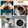 1-2 Cup Small Coffee Filters,100 Count Basket Coffee Filter, Disposable
