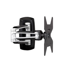 ATDEC TH-1040-VFM Full Motion Wall Mount with Full Range Smooth Glide Motion and 100x100/200x100/200x200 VESA Support, Silver