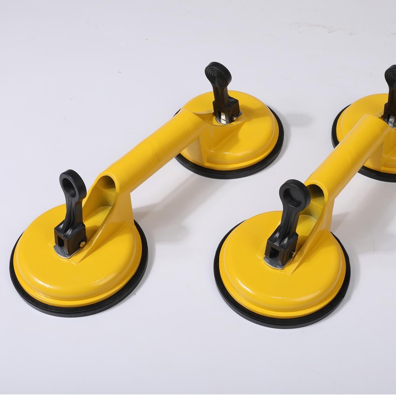 Greeverse Aluminum Heavy Duty Suction Cups - Glass Lifter for