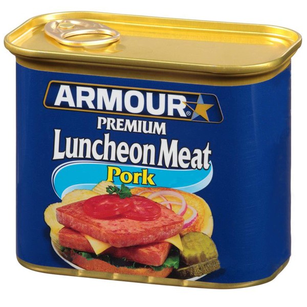 Armour Star Pork Luncheon Meat, Canned Meat, 12 OZ (Pack of 12)