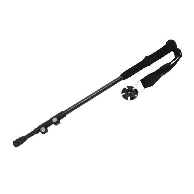 Hiking Stick 3 Section Carbon Fiber Rod EVA Foam Handle