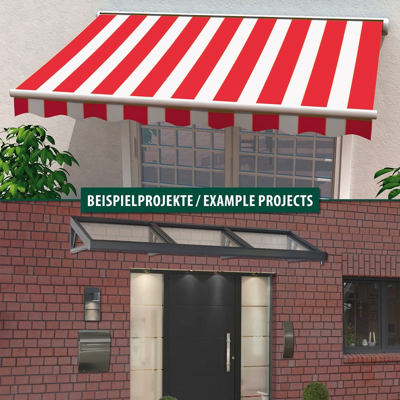 TOX 073671121 Thermo Proof Wood Schwerlast-Abstandsmontagesystem, Silber, M12 x 230