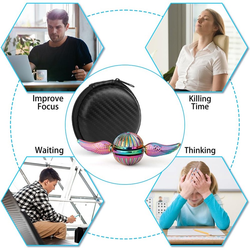 Magic Hand Spinner Fidget Spinner Desk Toy Decoration, Metal Fidget