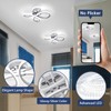 ADISUN Modern LED Ceiling Light, 6000K Semi Flush Mount Ceiling