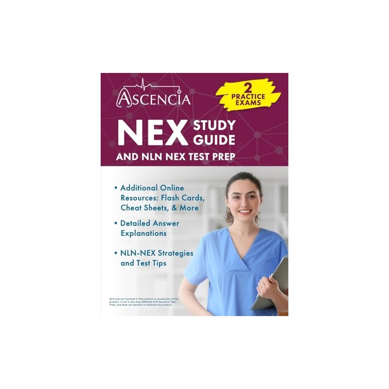 NEX Study Guide: 2 Practice Exams and NLN NEX Test