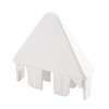 PVC POINTED PICKET TOP/CAP - 7/8" X 3" (SET OF