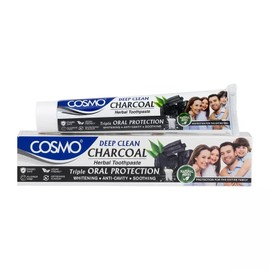 Charcoal Toothpaste Fluoride Free, Natural Action, Vegan, Cruelty Free, Fluoride Free, Enamel Safe, Whitening, Healthy Gums, Refreshing Flavor 100g
