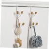 BUGUUYO 2Pcs Door Back Hooks Punch Hanging Organizers for Coats