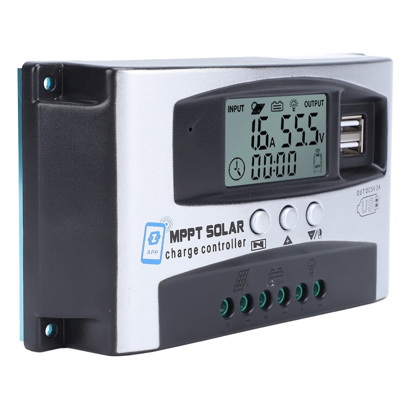 MPPT Solar Charge Controller Bluetooth App Control 12V 24V 36V