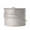 TOAKS Titanium Pot with Bail Handle, Outdoor Hanging Camping Cookware