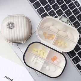 Portable weekly pill case A pill bottle that fits easily in your handbag small 10ea