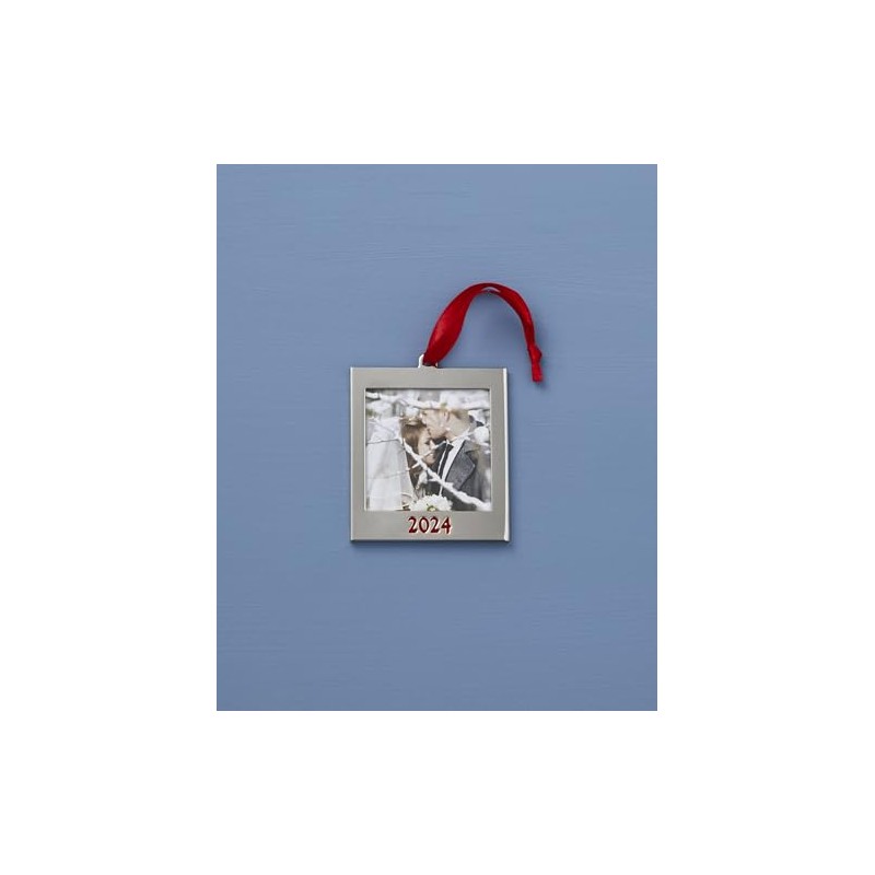 Lenox 895767 2024 Frame Charm Metal Ornament