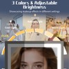 Wall Mounted Makeup Mirror with Lights 4000mAh Rechargeable Double Sided