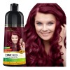 Shampoo Tinte Cubre Canas Rojo Vino Herbishh 500ml