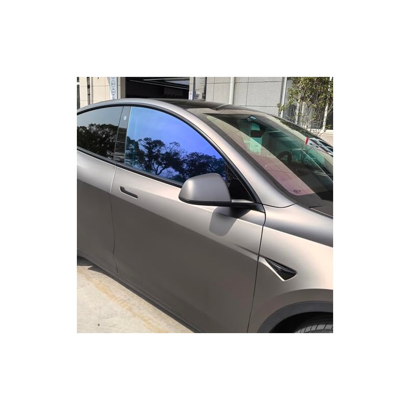 HOHOFILM Chameleon Blue Window Film Car Window Tint 50% VLT