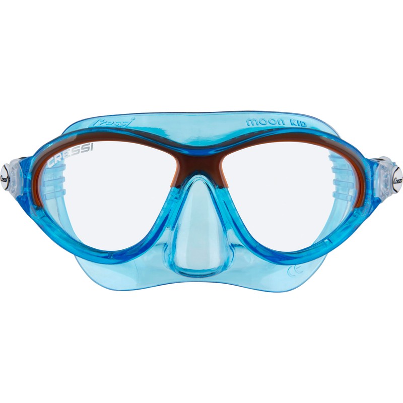 Cressi Moon Kid Mask, water activity mask for children, blue